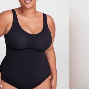 NWT Honeylove Boldness Black Corset Top Womens Large